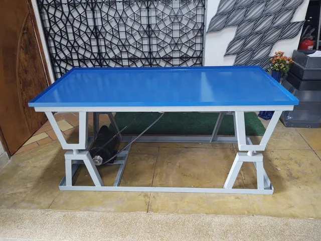 Mesa vibratória para pisos pavers e blocos de concreto